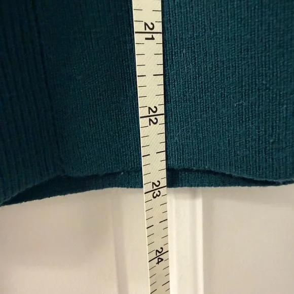 Banana Republic Merino Wool Sweater in Deep Teal - Picture 3 of 6